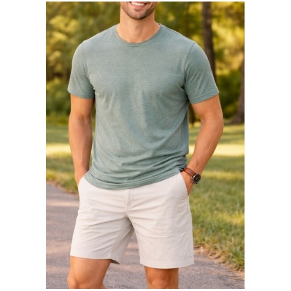 Vuori Men's Oatmeal Classic Casual Performance Barren Shorts Size 36‎ NWT